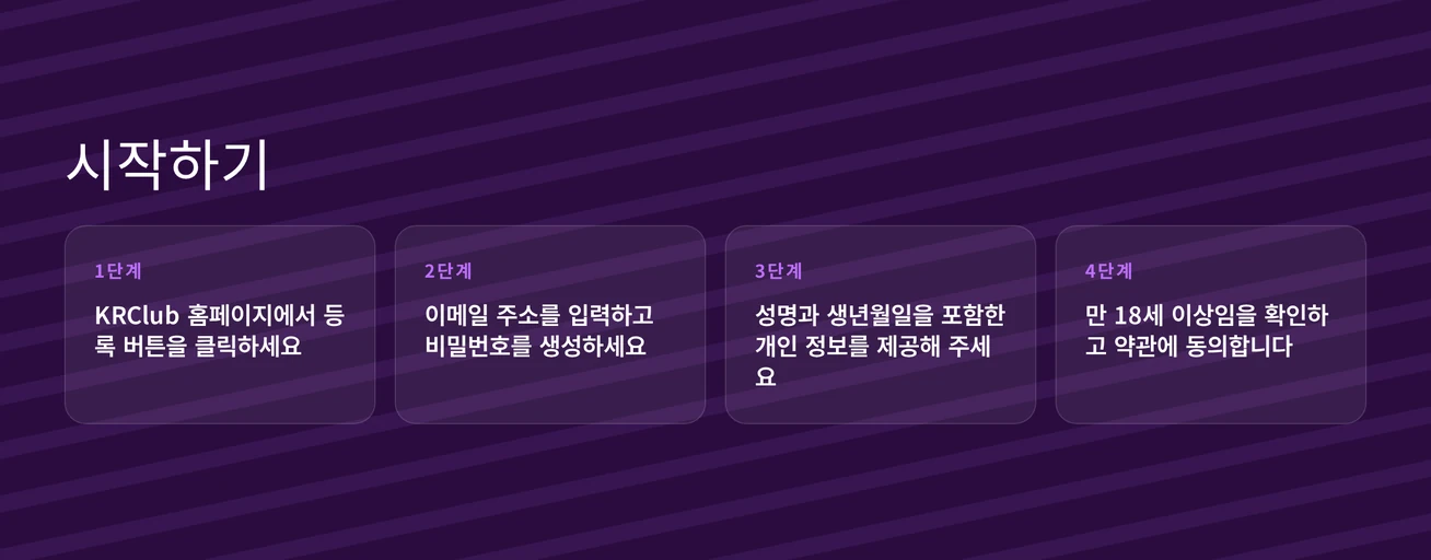 따라가기 쉬운 가입 절차